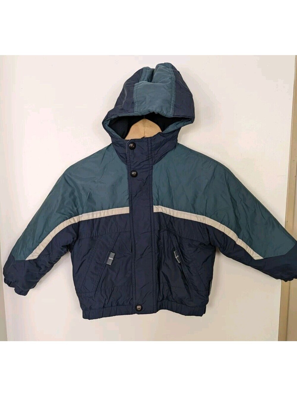 Pacific Trail Winter Coat Jacket Boys Medium 5/6 Blue Green
